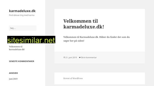 karmadeluxe.dk alternative sites