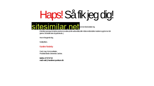 karolinen.dk alternative sites
