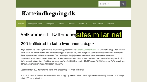 katteindhegning.dk alternative sites