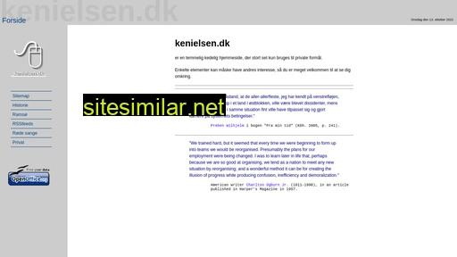 kenielsen.dk alternative sites