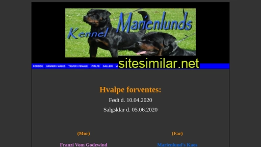 kennelmarienlunds.dk alternative sites