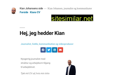kianjohansen.dk alternative sites