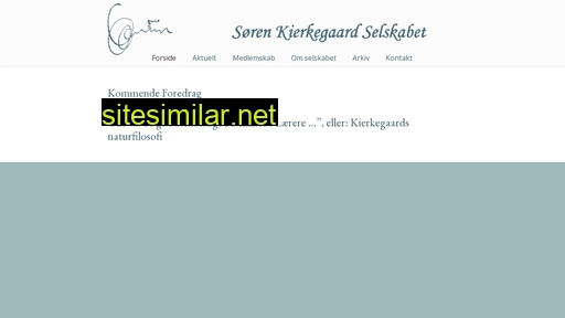 kierkegaardselskabet.dk alternative sites