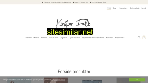 kirstinefalkshop.dk alternative sites