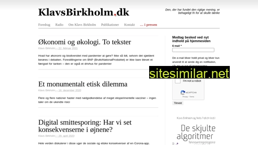 klavsbirkholm.dk alternative sites