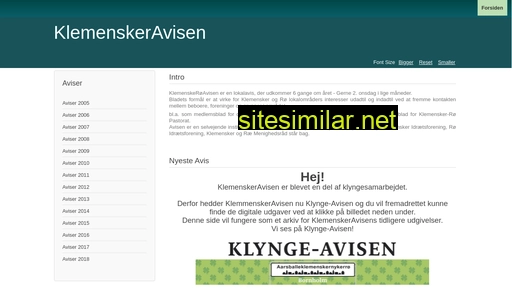 klemenskeravisen.dk alternative sites