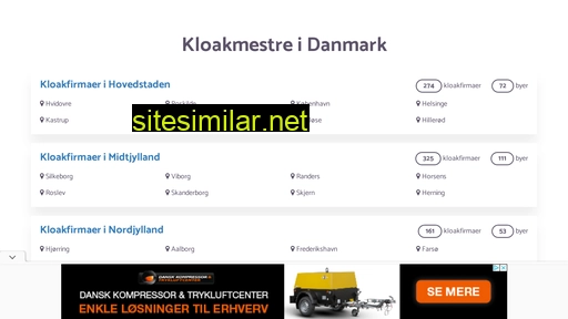 kloakmester-overblik.dk alternative sites