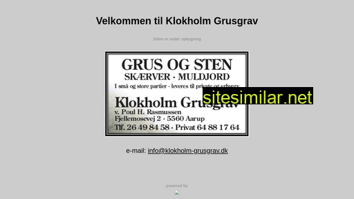 klokholm-grusgrav.dk alternative sites