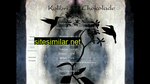 kolibrichokolade.dk alternative sites