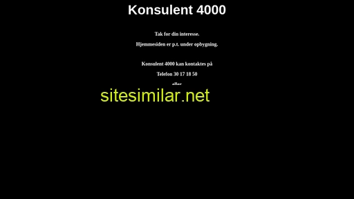 konsulent4000.dk alternative sites