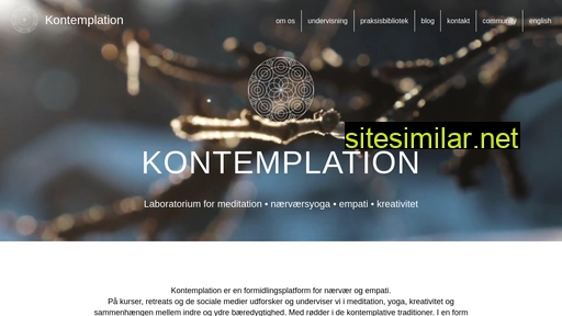 kontemplation.dk alternative sites