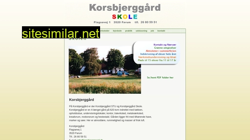 korsbjerggaard.dk alternative sites
