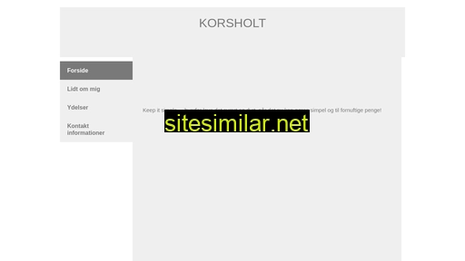 korsholt.dk alternative sites