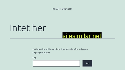 kreditforum.dk alternative sites
