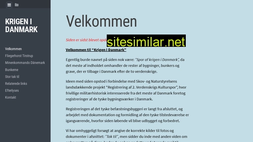 krigenidanmark.dk alternative sites