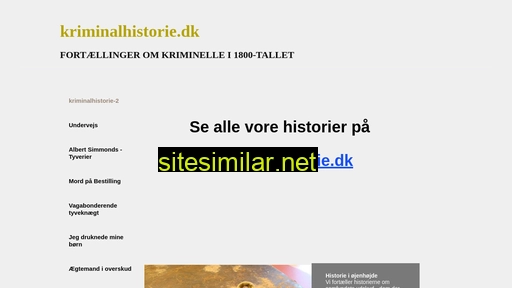 kriminalhistorie-2.dk alternative sites