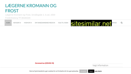 kromannogfrost.dk alternative sites