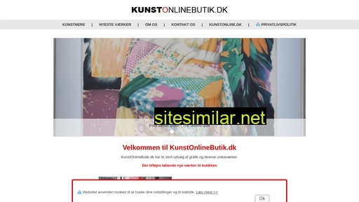 kunstonlinebutik.dk alternative sites