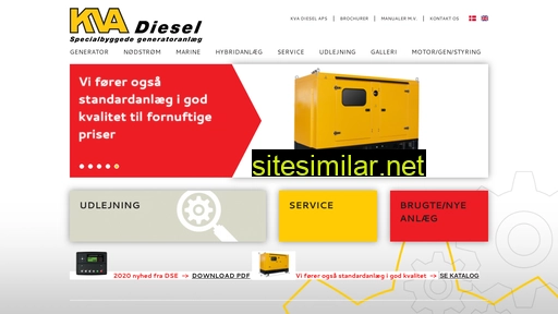 kva-diesel.dk alternative sites
