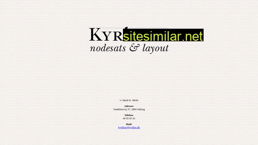 kyrillos.dk alternative sites