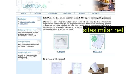 labelpapir.dk alternative sites