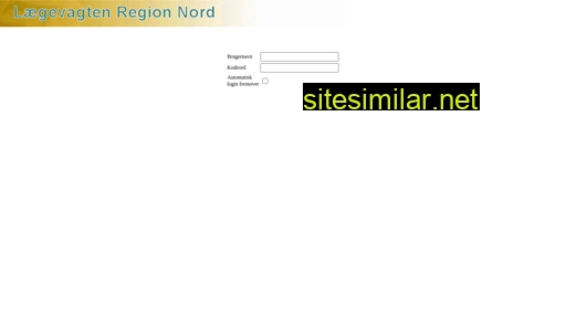 laegevagtenregionnord.dk alternative sites