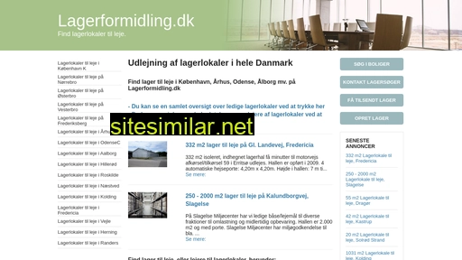 lagerformidling.dk alternative sites