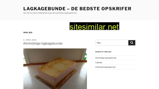 lagkagebunde.dk alternative sites