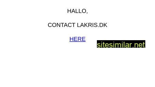 lakris.dk alternative sites