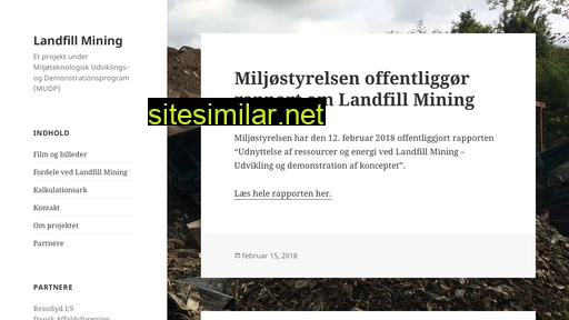 landfillmining.dk alternative sites
