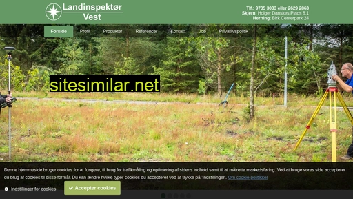 landinspektorvest.dk alternative sites