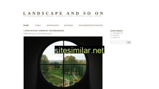 landscapeandsoon.dk alternative sites