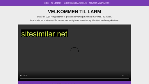 larmlgbt.dk alternative sites