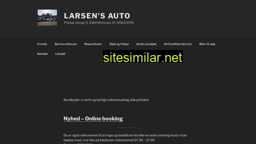 larsens-auto.dk alternative sites