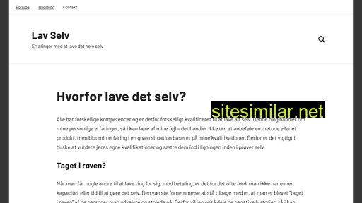 lavselv.dk alternative sites
