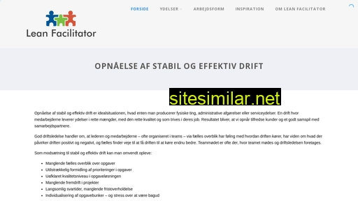 leanfacilitator.dk alternative sites
