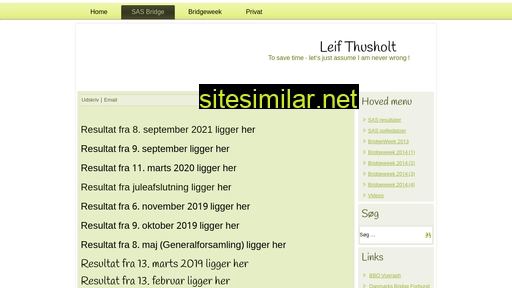 leifthusholt.dk alternative sites
