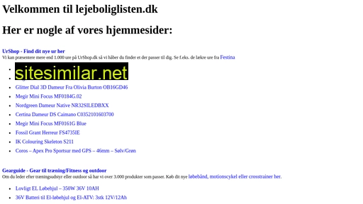 lejeboliglisten.dk alternative sites