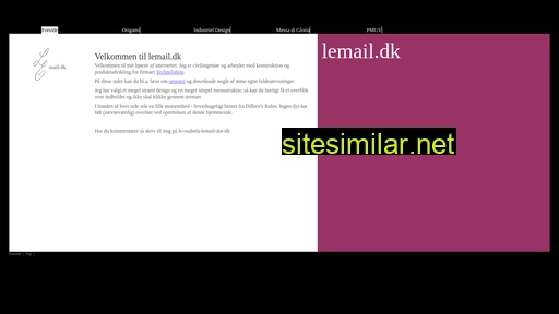 lemail.dk alternative sites
