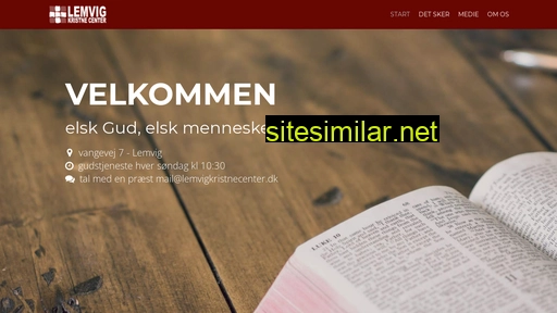lemvigkristnecenter.dk alternative sites