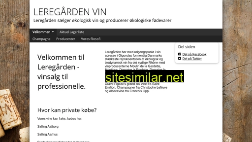 leregaardenvin.dk alternative sites