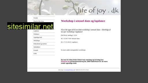 lifeofjoy.dk alternative sites