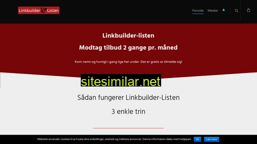 Linkbuilder-listen similar sites