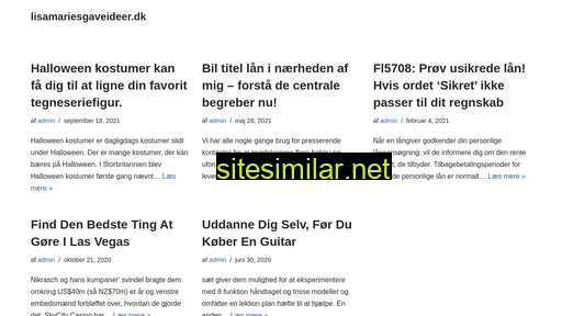 lisamariesgaveideer.dk alternative sites