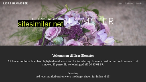 Lisas-blomster similar sites