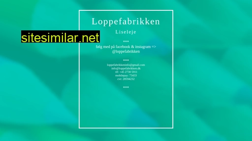 loppefabrikken.dk alternative sites