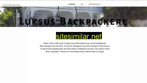 luksusbackpackere.dk alternative sites