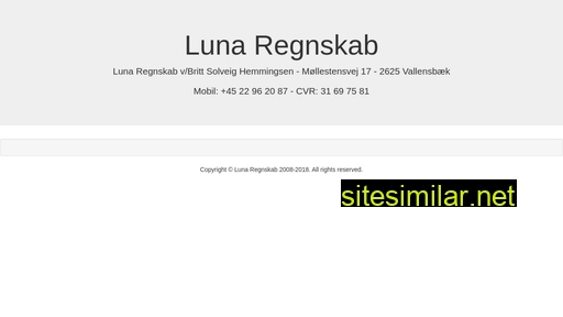 lunaregnskab.dk alternative sites