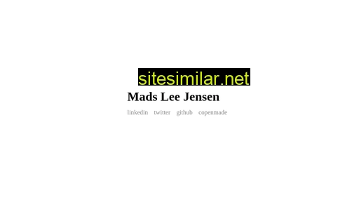 mads-lee.dk alternative sites
