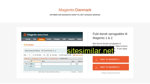 magentodanmark.dk alternative sites